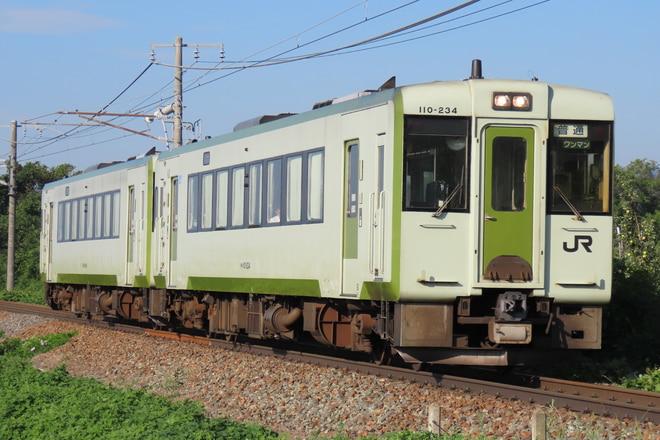 キハ110234を三才～豊野間で撮影した写真
