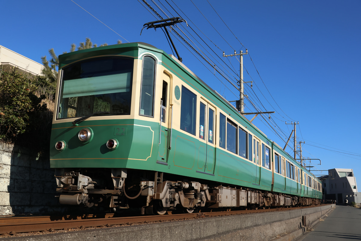 江ノ島電鉄 極楽寺検車区 20形 22F