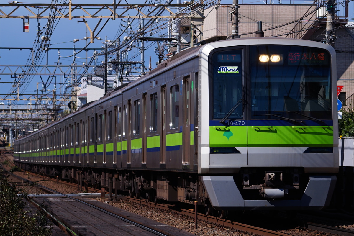 東京都交通局 大島車両検修場 10-300形 10-470F