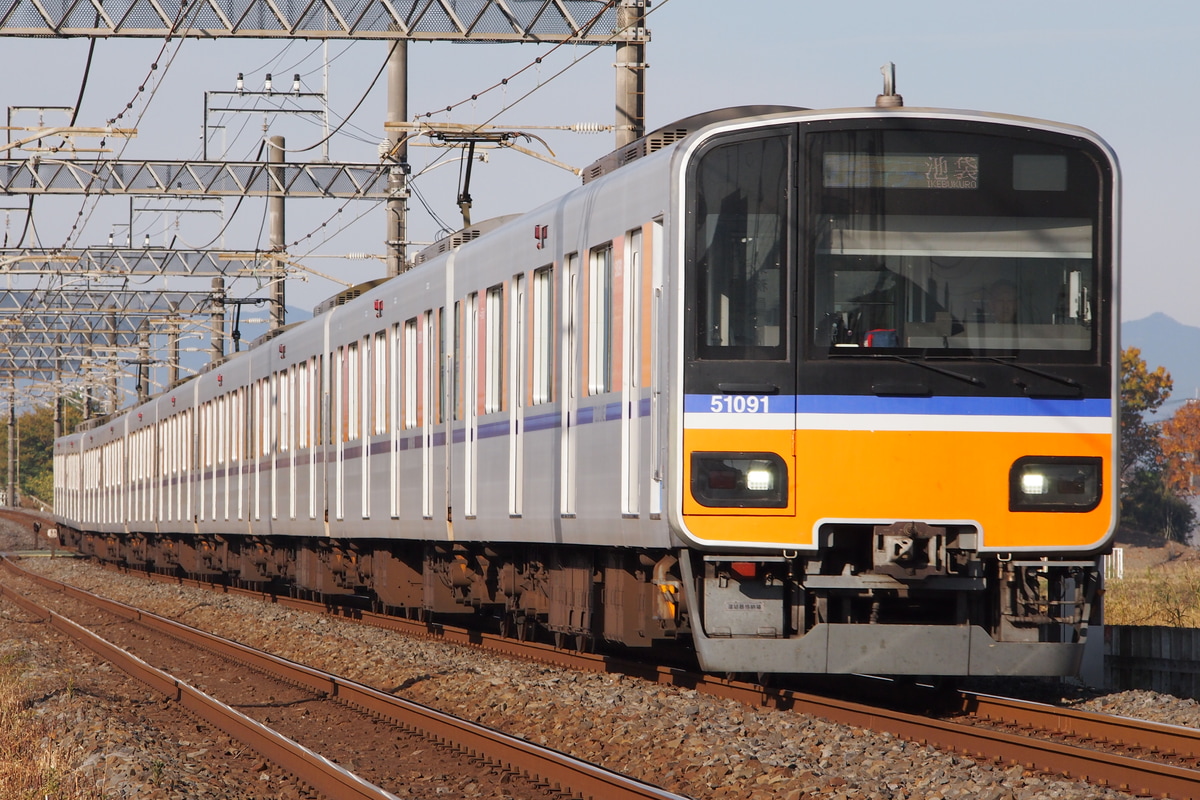 東武鉄道 森林公園検修区 50090系 51091F