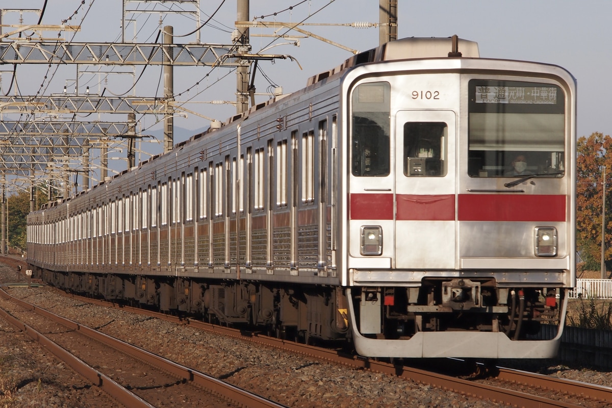 東武鉄道 森林公園検修区 9000系 9102F