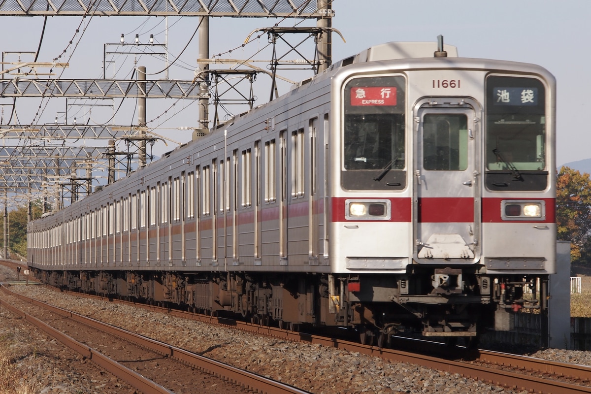 東武鉄道 森林公園検修区 10030系 11661F
