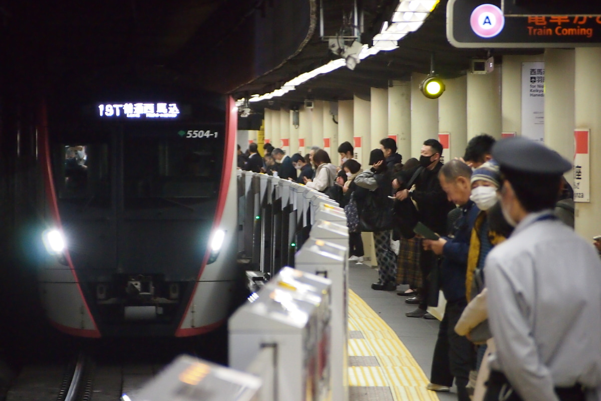 東京都交通局 馬込車両検修場 5500形 5504F