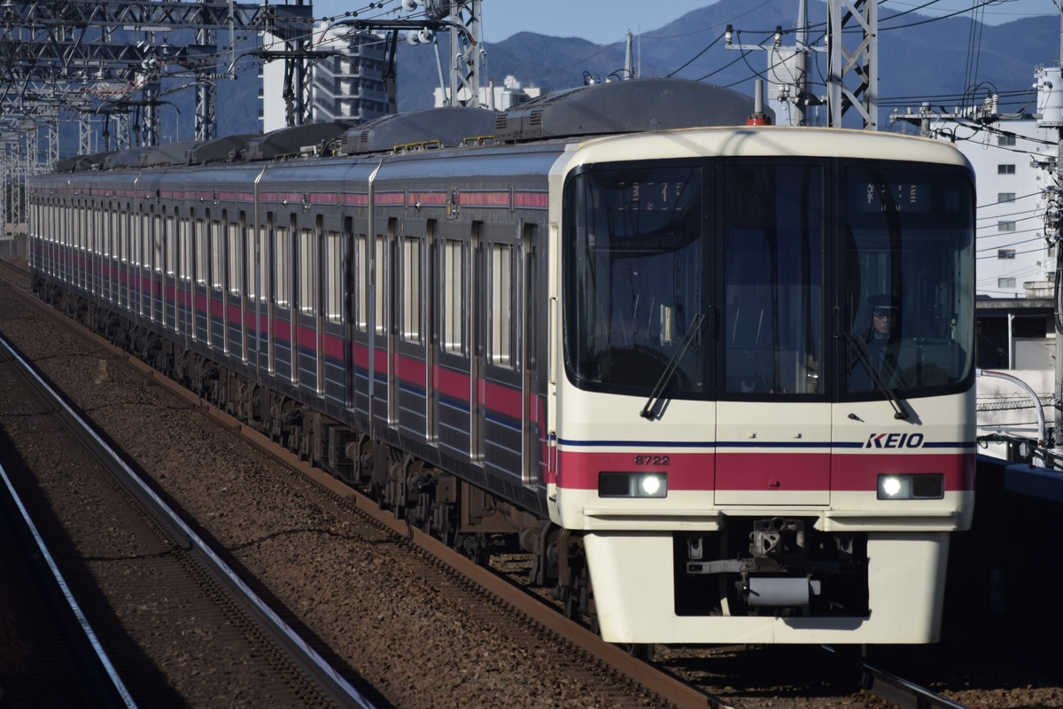 京王電鉄 若葉台検車区 8000系 8722F