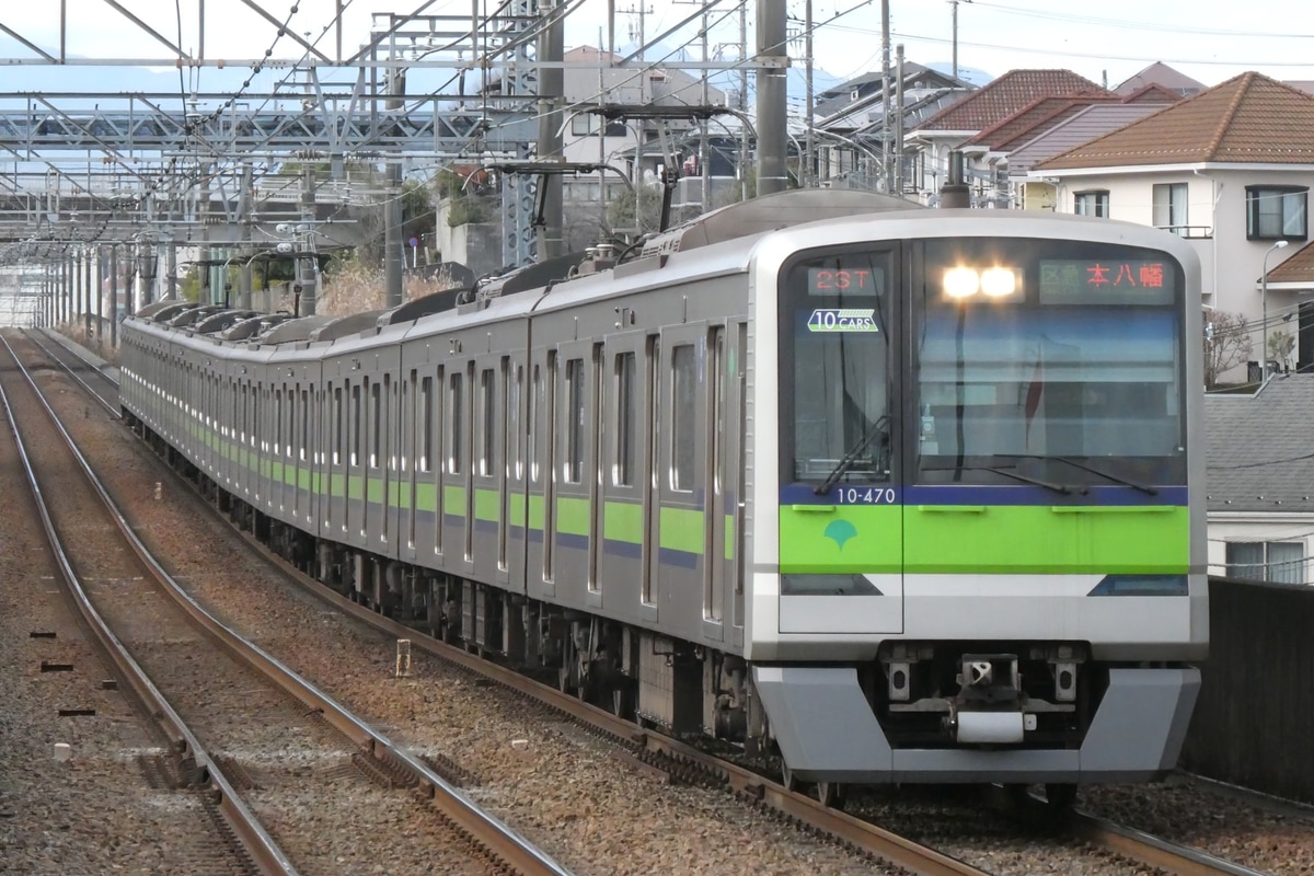 東京都交通局 大島車両検修場 10-300形 10-470F