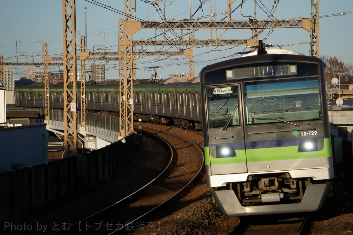 東京都交通局 大島車両検修場 10-300形 10-720F