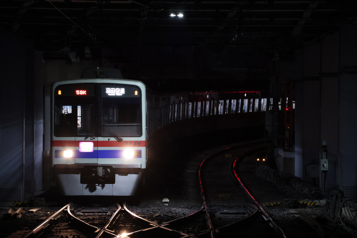 京成電鉄 宗吾車両基地 3400形 3448F