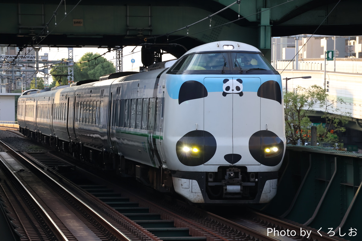 JR西日本 吹田総合車両所日根野支所 287系 HC604編成