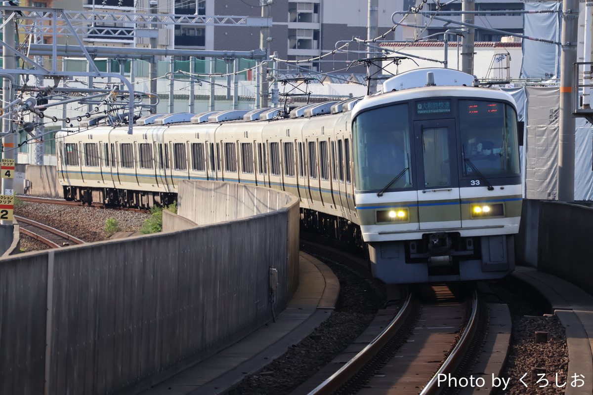 JR西日本 吹田総合車両所奈良支所 221系 NB805編成