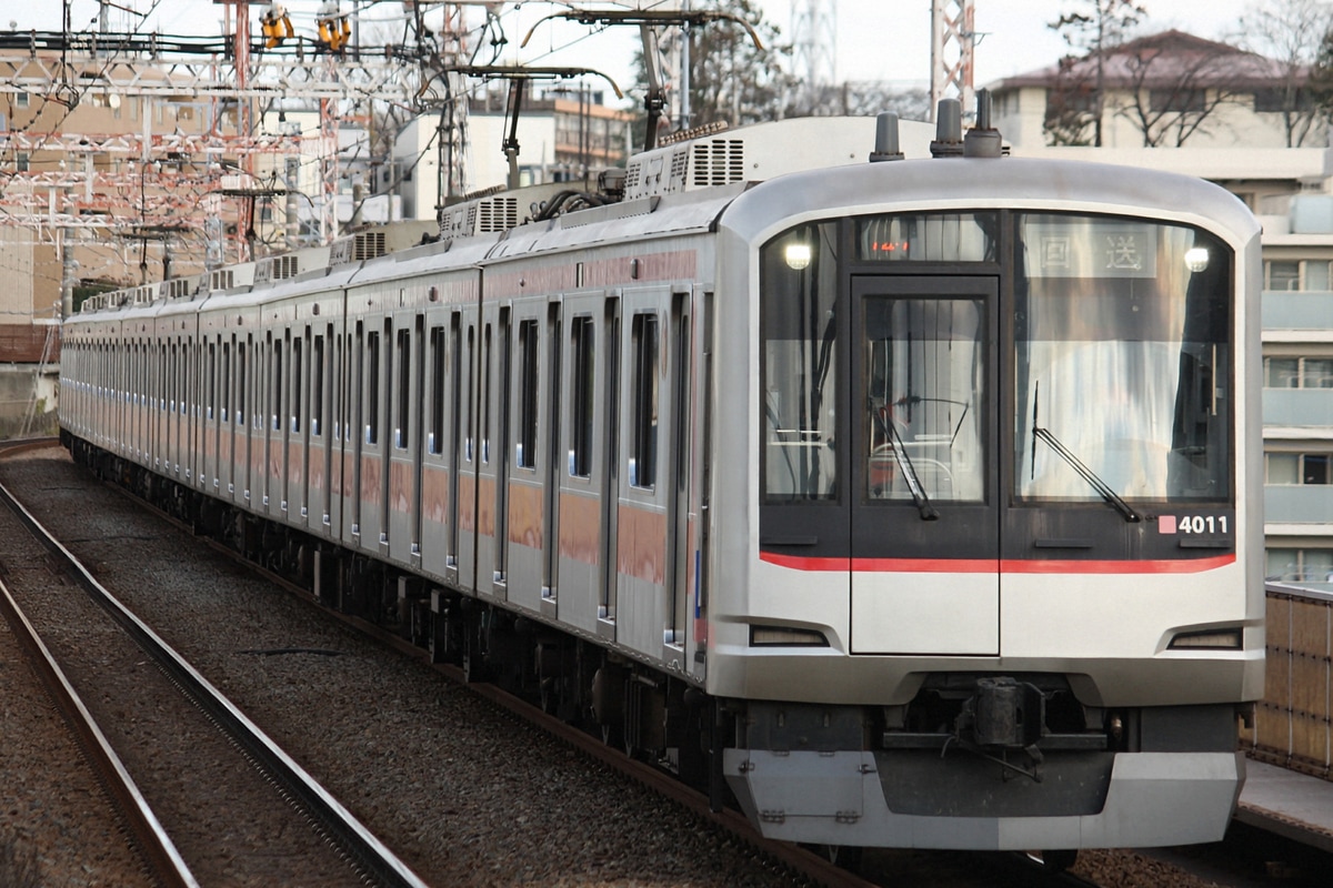 東急電鉄 元住吉検車区 5050系4000番代 4111F