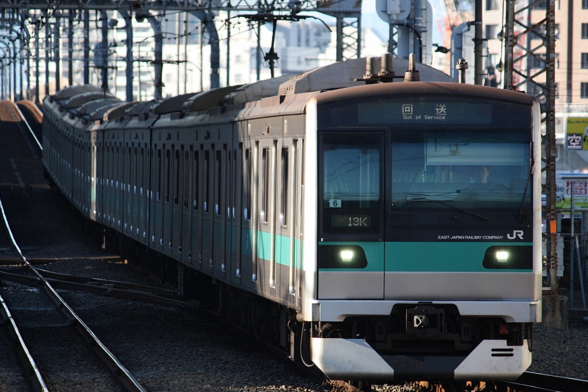 JR東日本 松戸車両センター本区 E233系 マト6編成