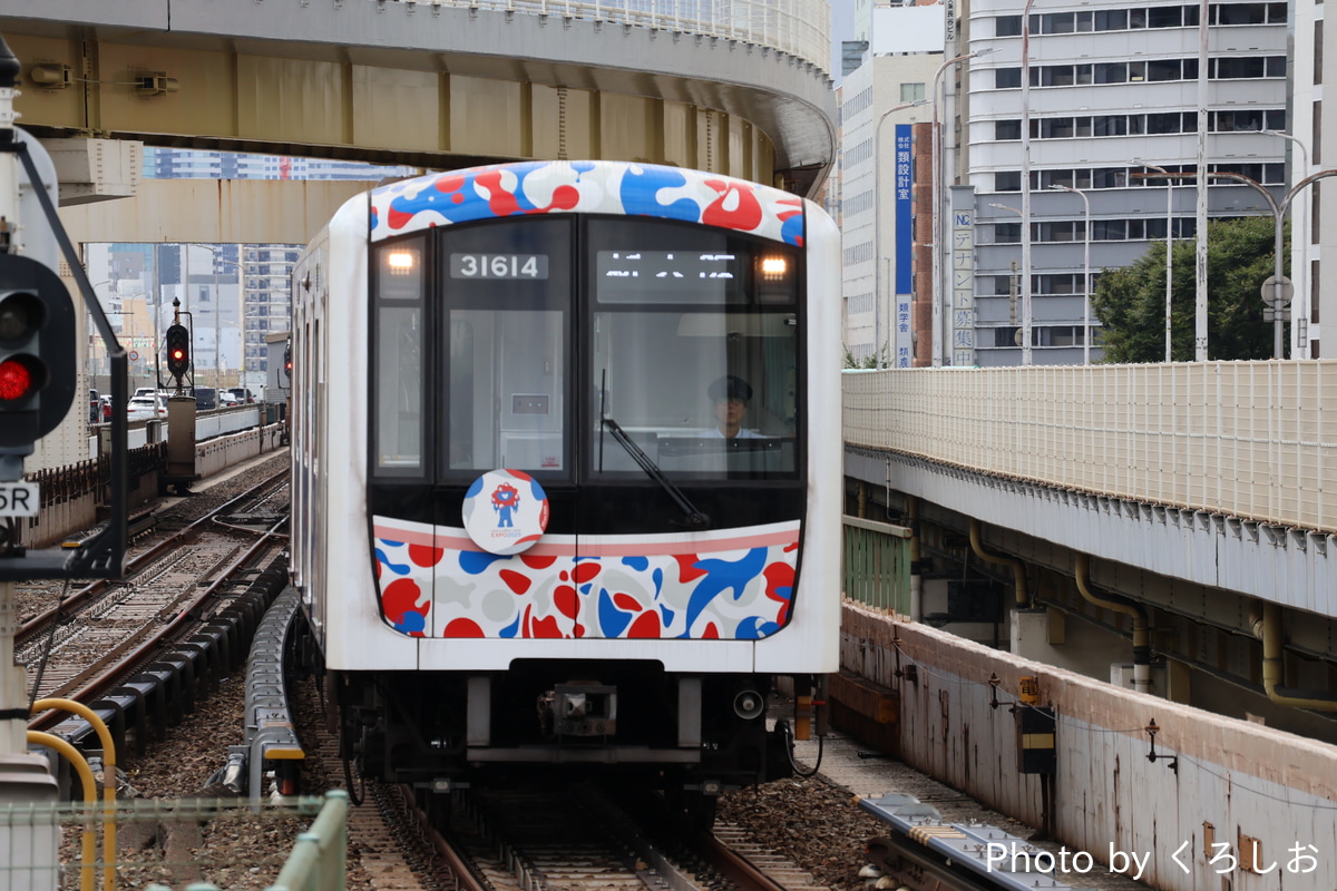 大阪市高速電気軌道 中百舌鳥検車場 30000系 31614F