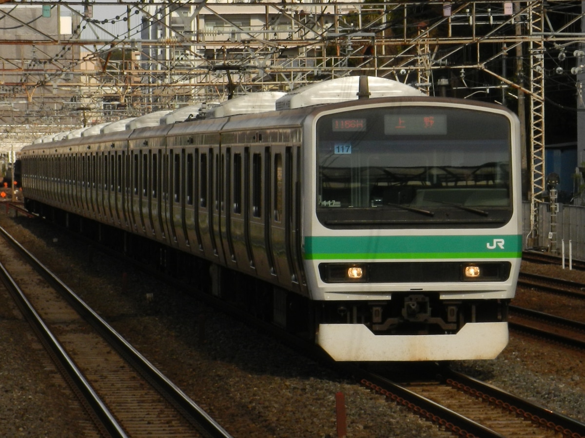 JR東日本 松戸車両センター我孫子派出所 E231系 マト117編成