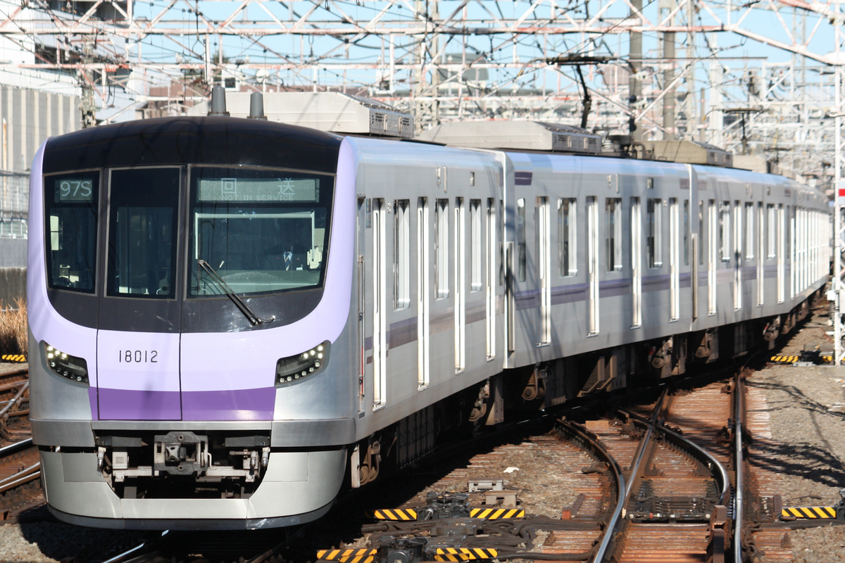 東急電鉄 鷺沼検車区 18000系 18112F