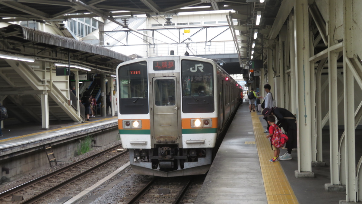 JR東日本 高崎車両センター 211系 タカA52編成