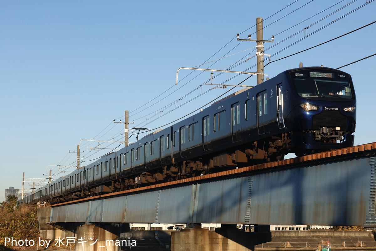 相模鉄道 かしわ台車両センター 12000系 12104F
