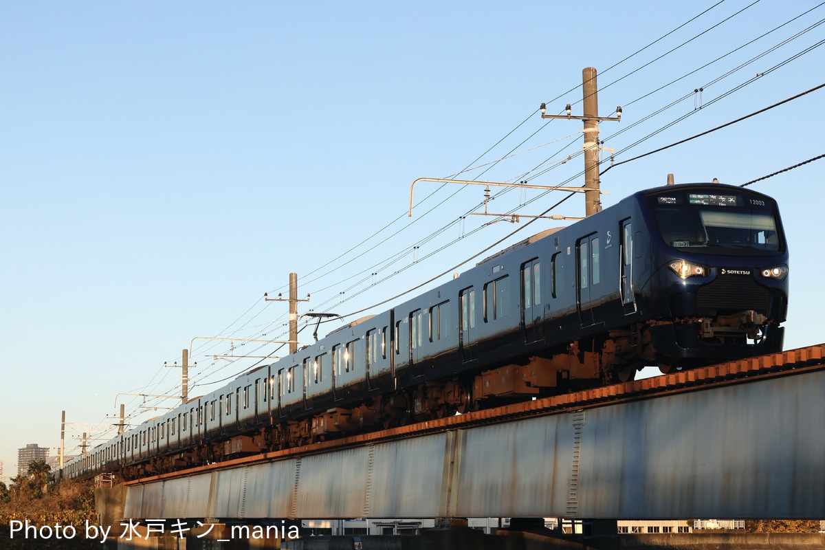 相模鉄道 かしわ台車両センター 12000系 12103F
