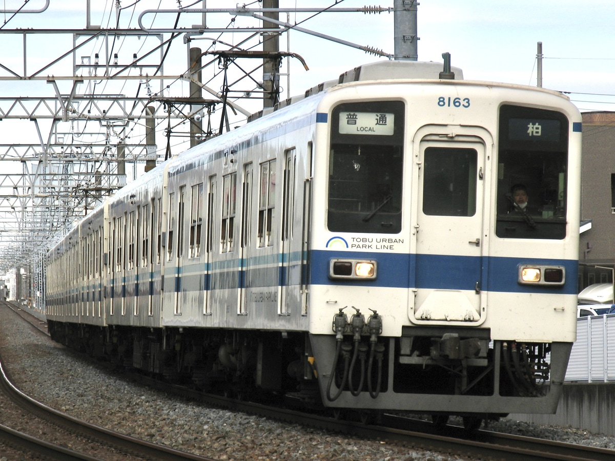 東武鉄道 南栗橋車両管区七光台支所 8000型 8163F