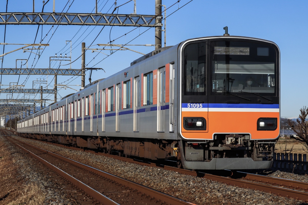 東武鉄道 森林公園検修区 50090系 51095F