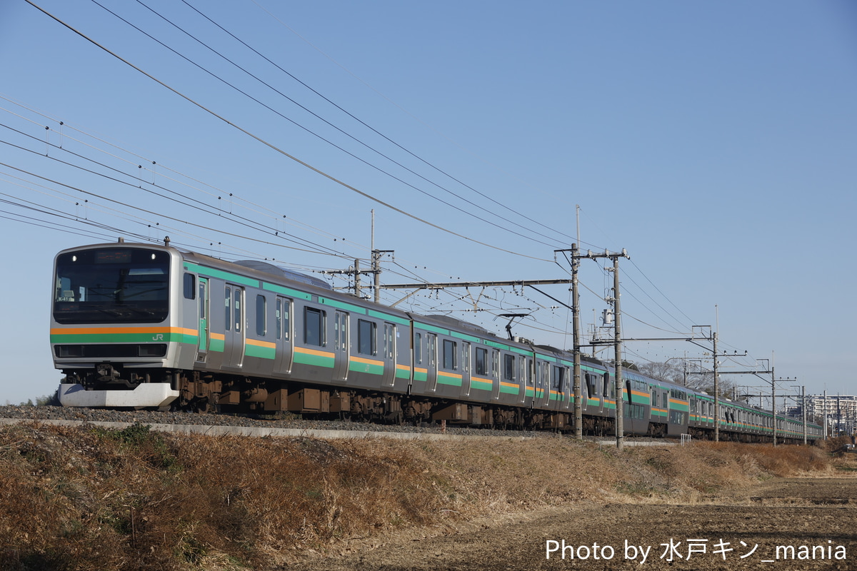 JR東日本 国府津車両センター E231系 コツK-41編成