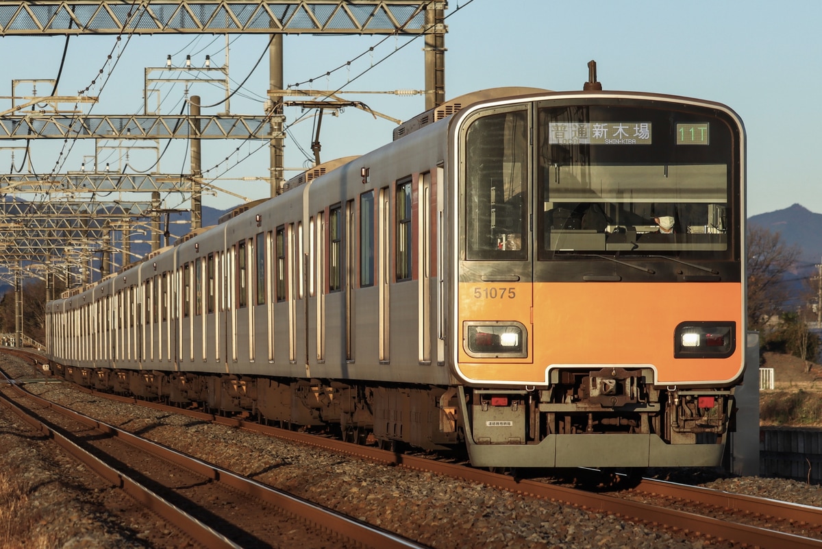 東武鉄道 森林公園検修区 50070系 51075F