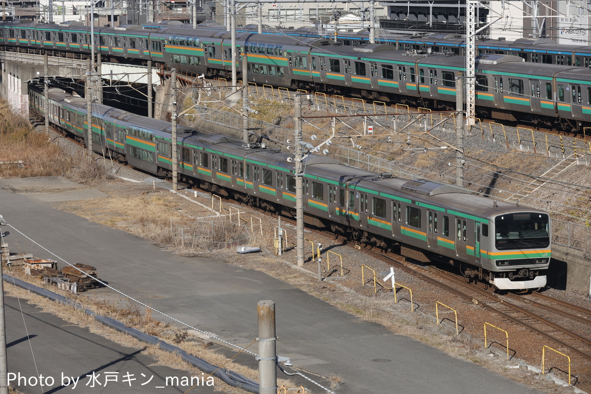 JR東日本 国府津車両センター E231系 コツK-27編成