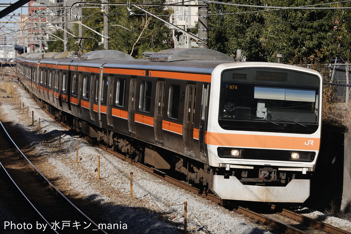 JR東日本 京葉車両センター 209系 ケヨM74編成