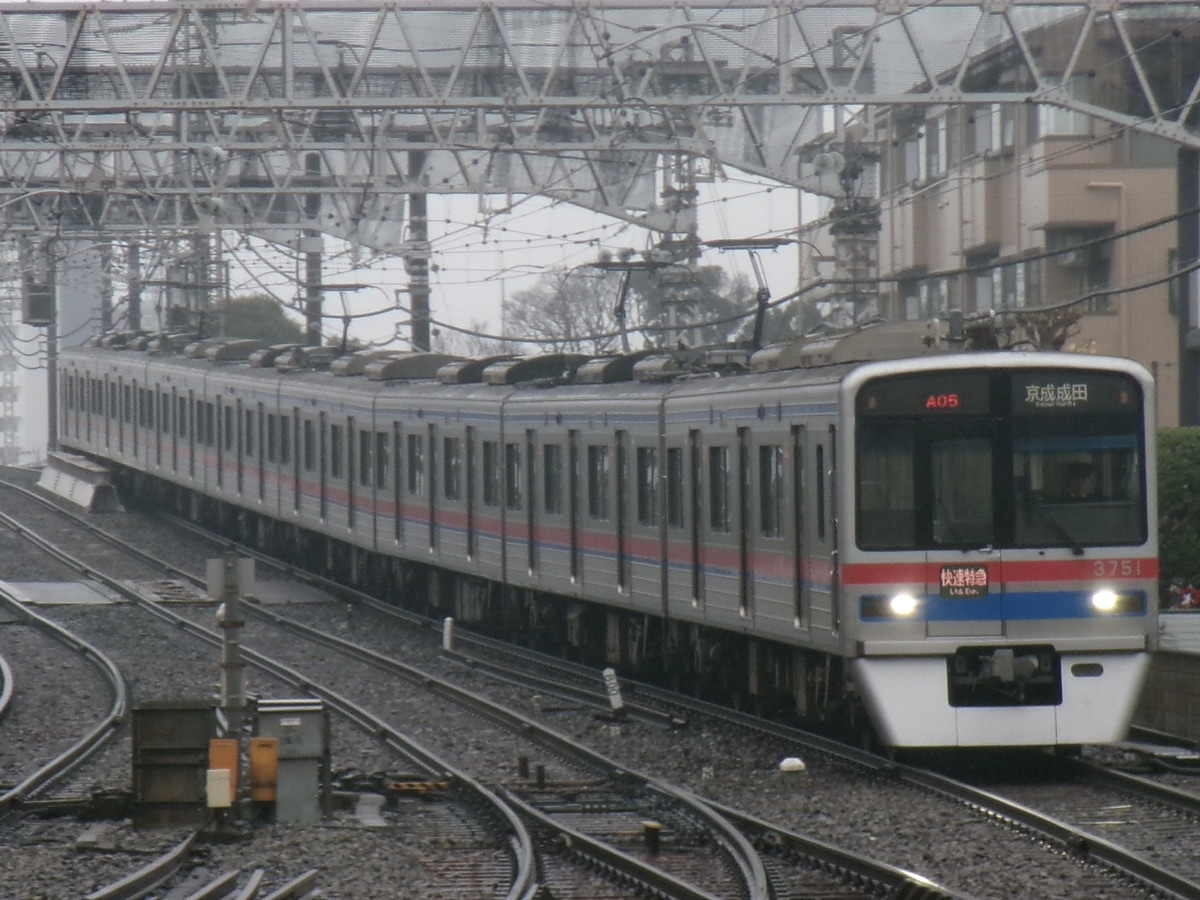 京成電鉄 宗吾車両基地 3700形 3758F