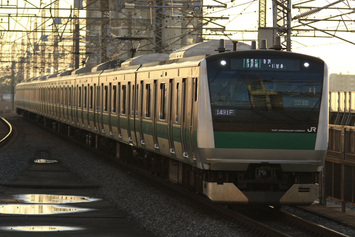 JR東日本 川越車両センター E233系 ハエ130編成