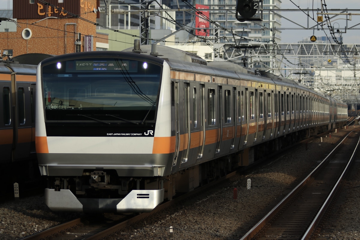 JR東日本 豊田車両センター本区 E233系 トタT40編成