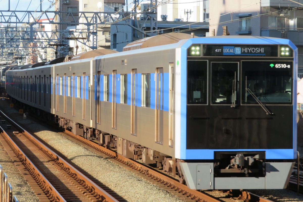 東京都交通局 志村検車場 6500形 6510編成