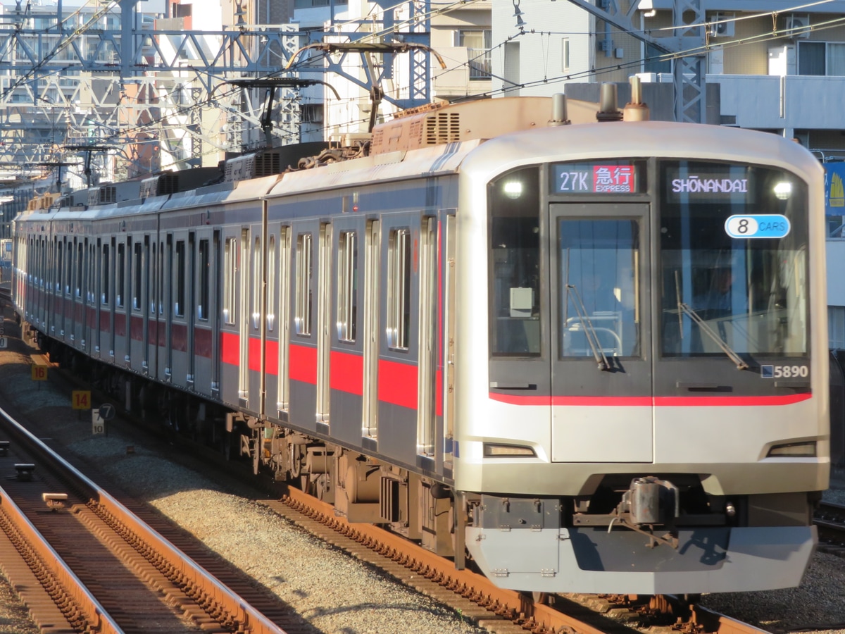 東急電鉄 元住吉検車区 5080系 5190F