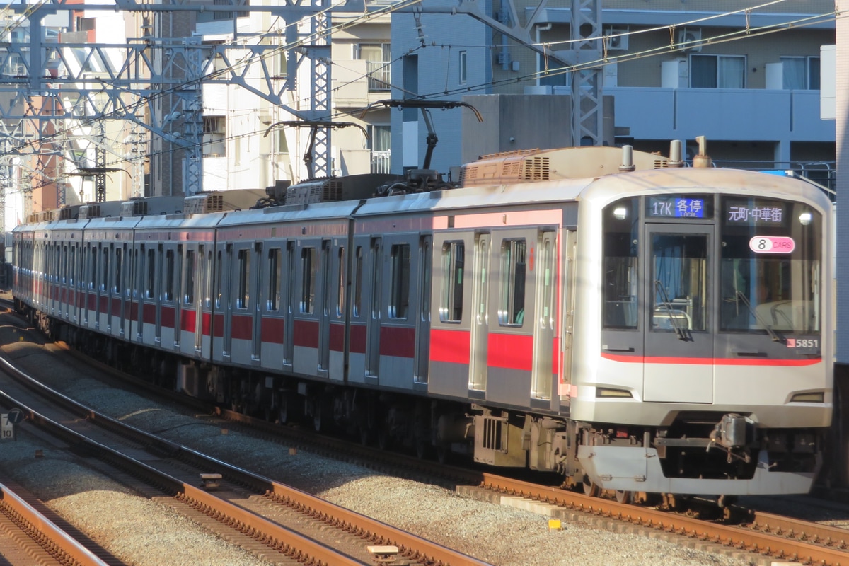 東急電鉄 元住吉検車区 5050系 5151F