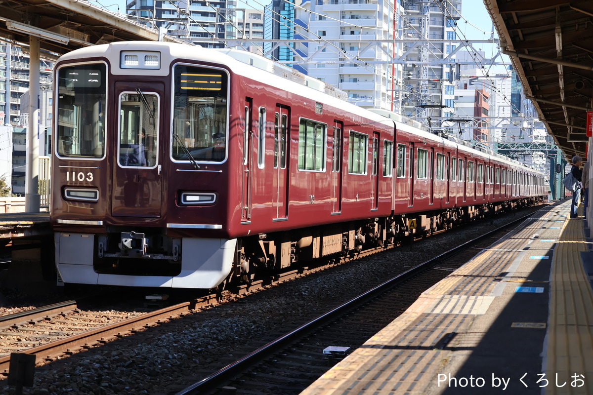 阪急電鉄 平井車庫 1000系 1003F