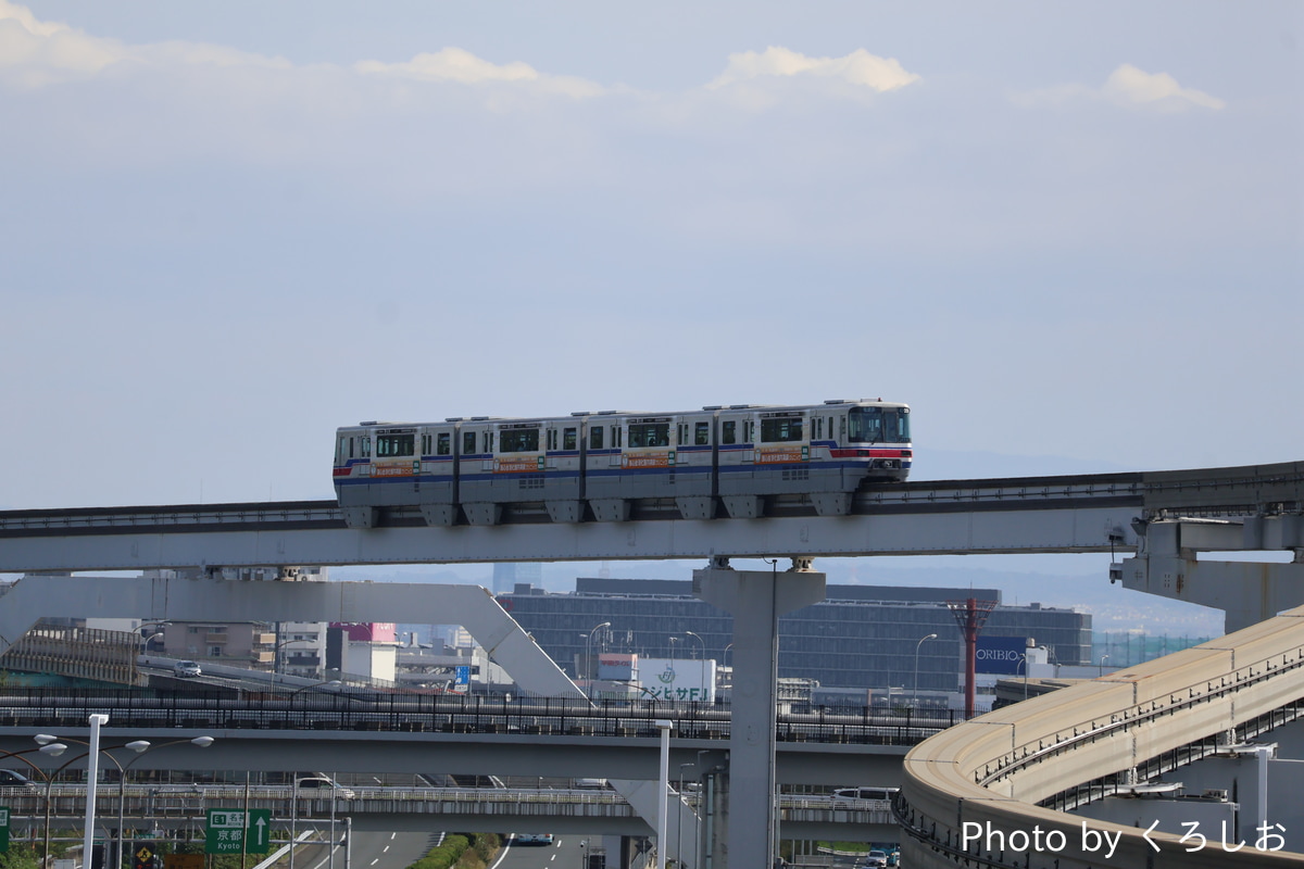 大阪モノレール 万博車両基地 1000系 23編成
