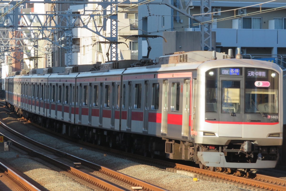 東急電鉄 元住吉検車区 5050系 5165F