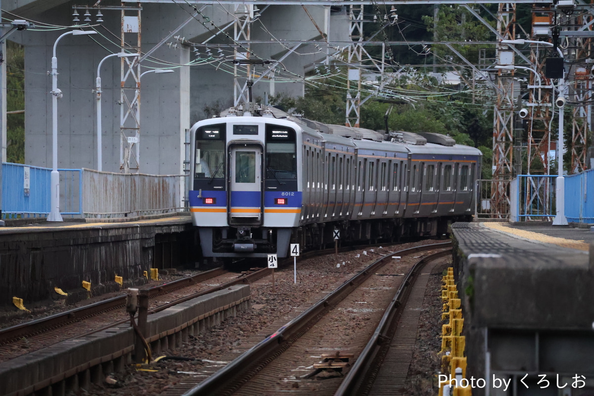 南海電気鉄道 住ノ江検車区 8000系 8012F