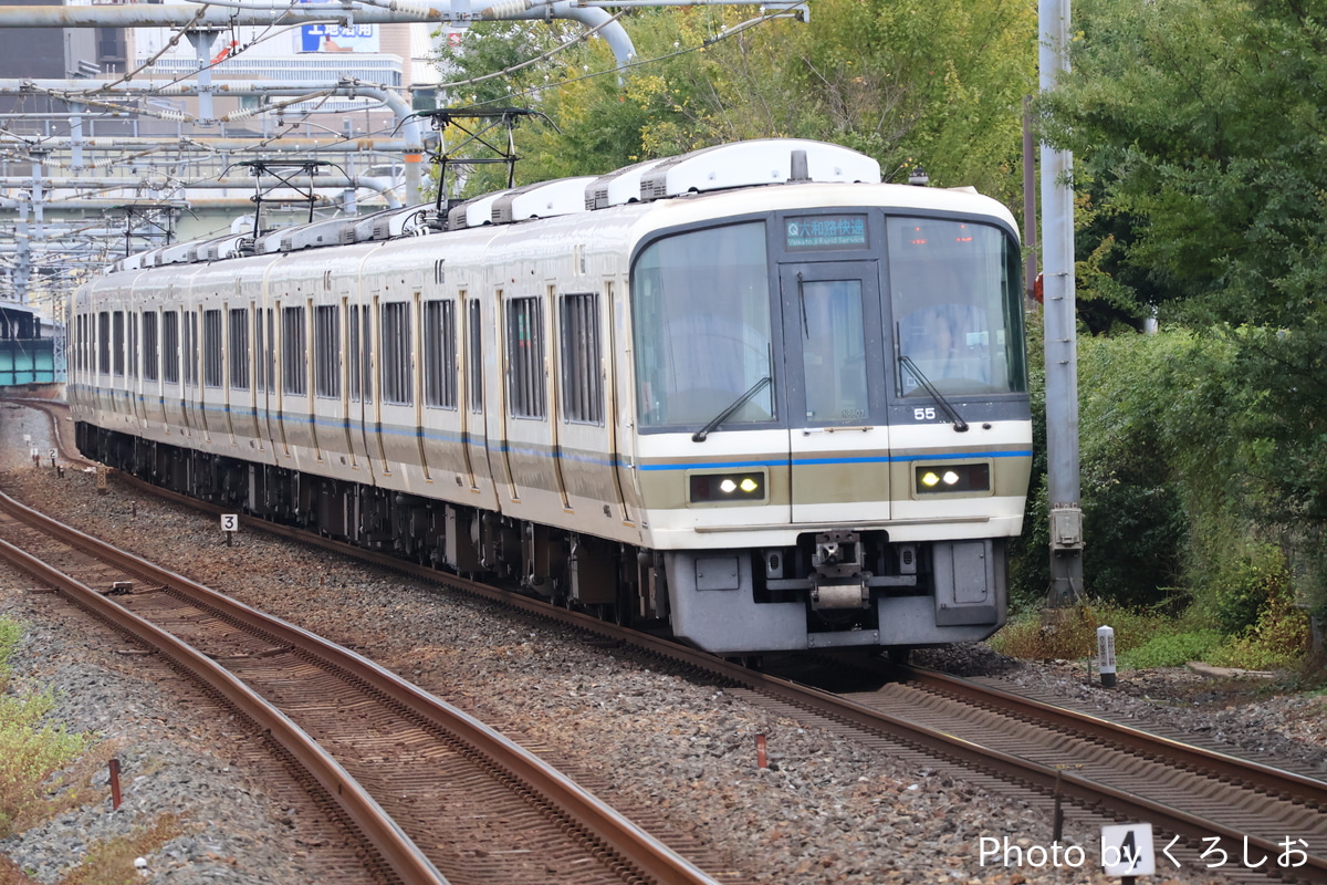 JR西日本 吹田総合車両所奈良支所 221系 NB807編成