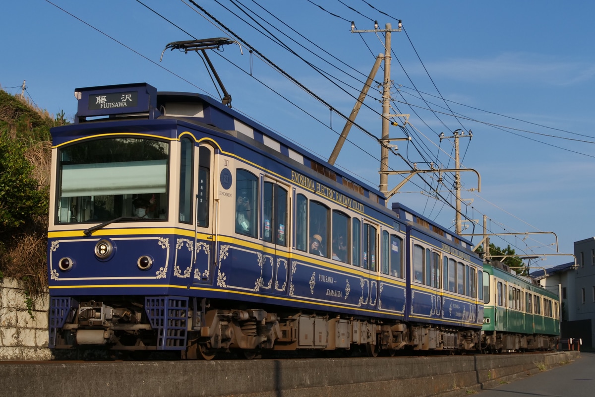 江ノ島電鉄 極楽寺検車区 10形 10F