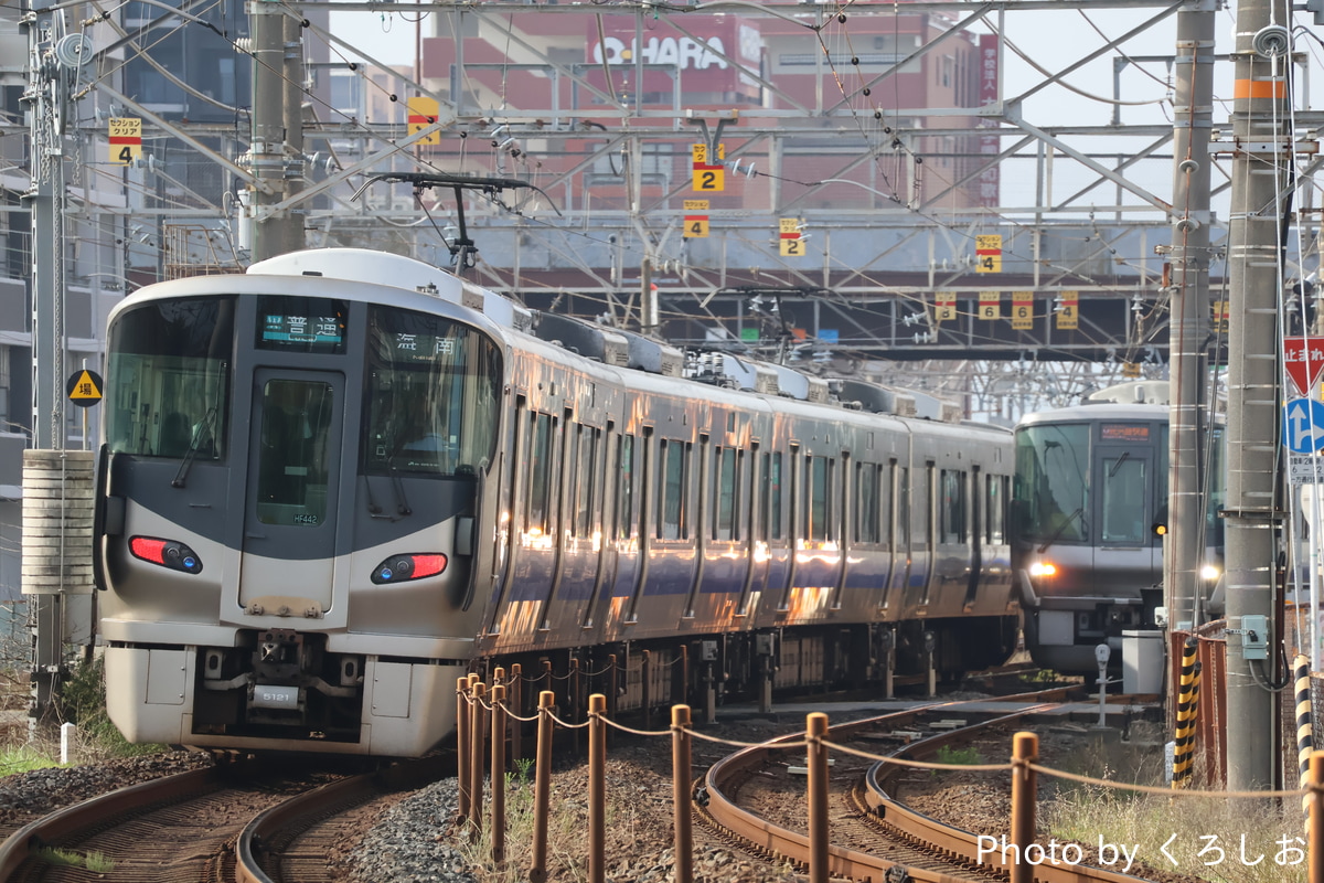 JR西日本 吹田総合車両所日根野支所 225系 HF442編成