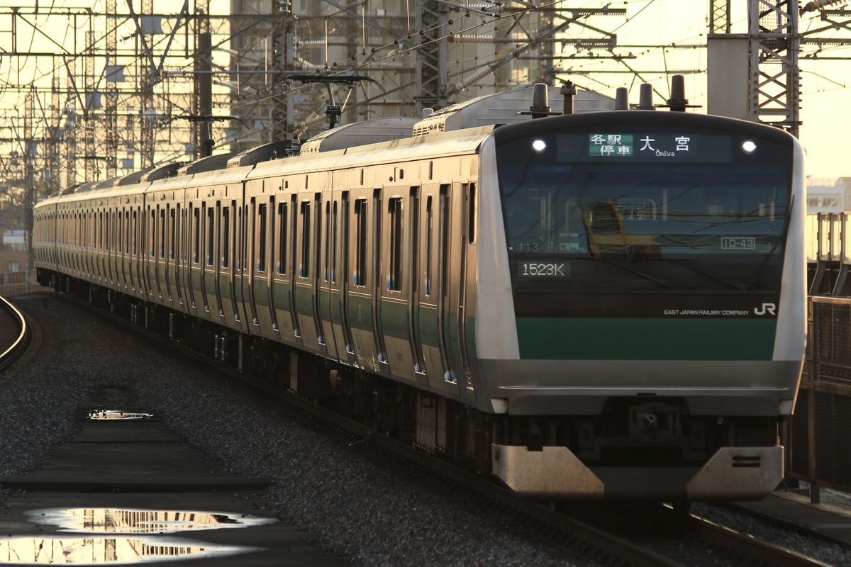 JR東日本 川越車両センター E233系 ハエ113編成