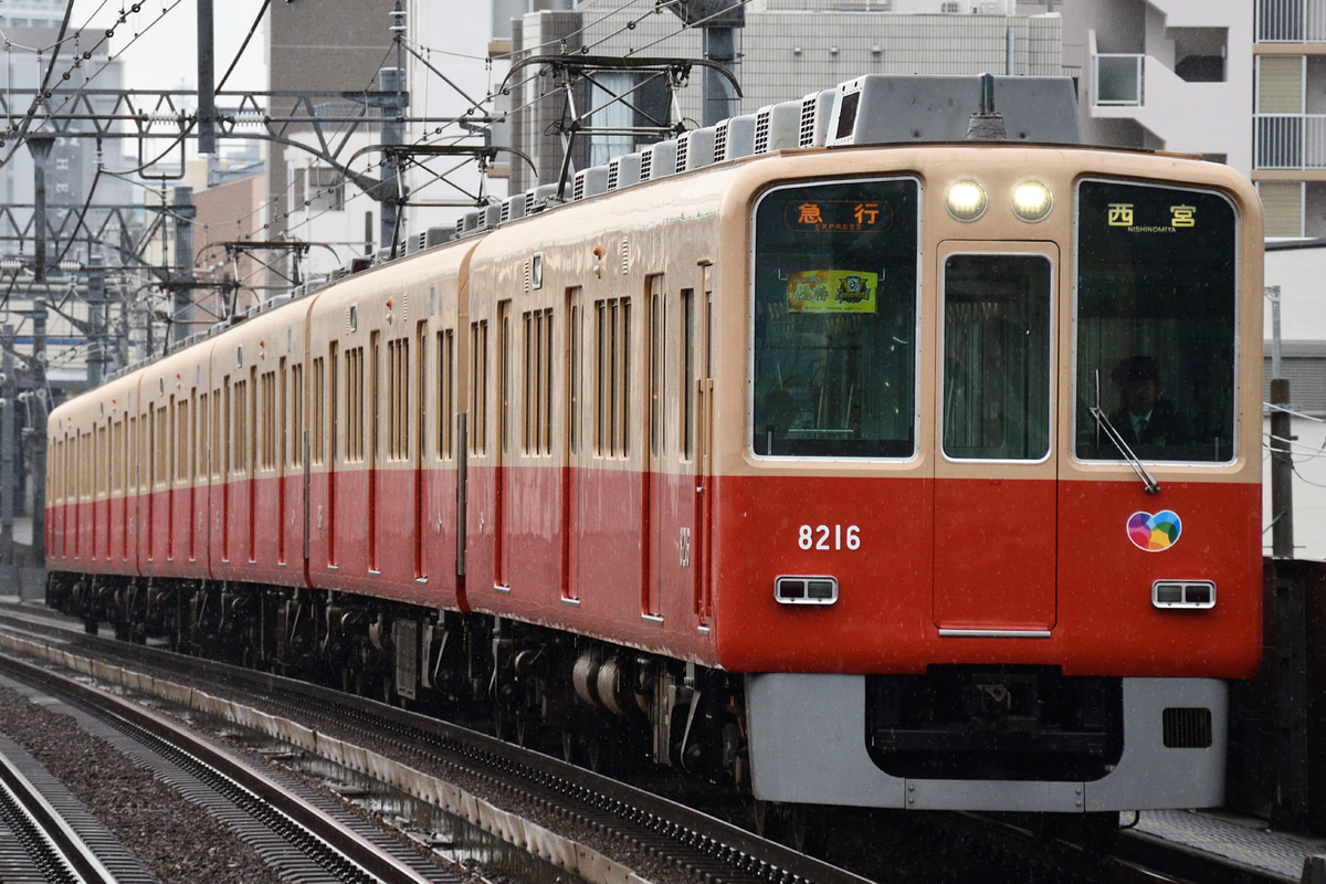 阪神電気鉄道 尼崎車庫 8000系 8215F
