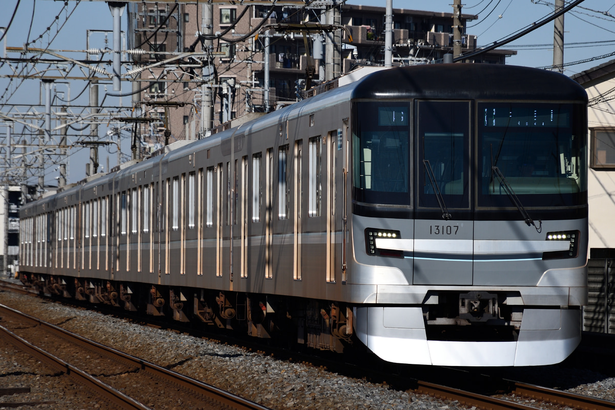 東京メトロ 千住検車区 13000系 13107F
