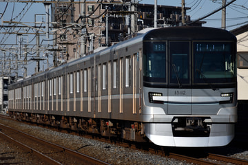 東京メトロ13000系13112Fを大袋～北越谷間で撮影した画像