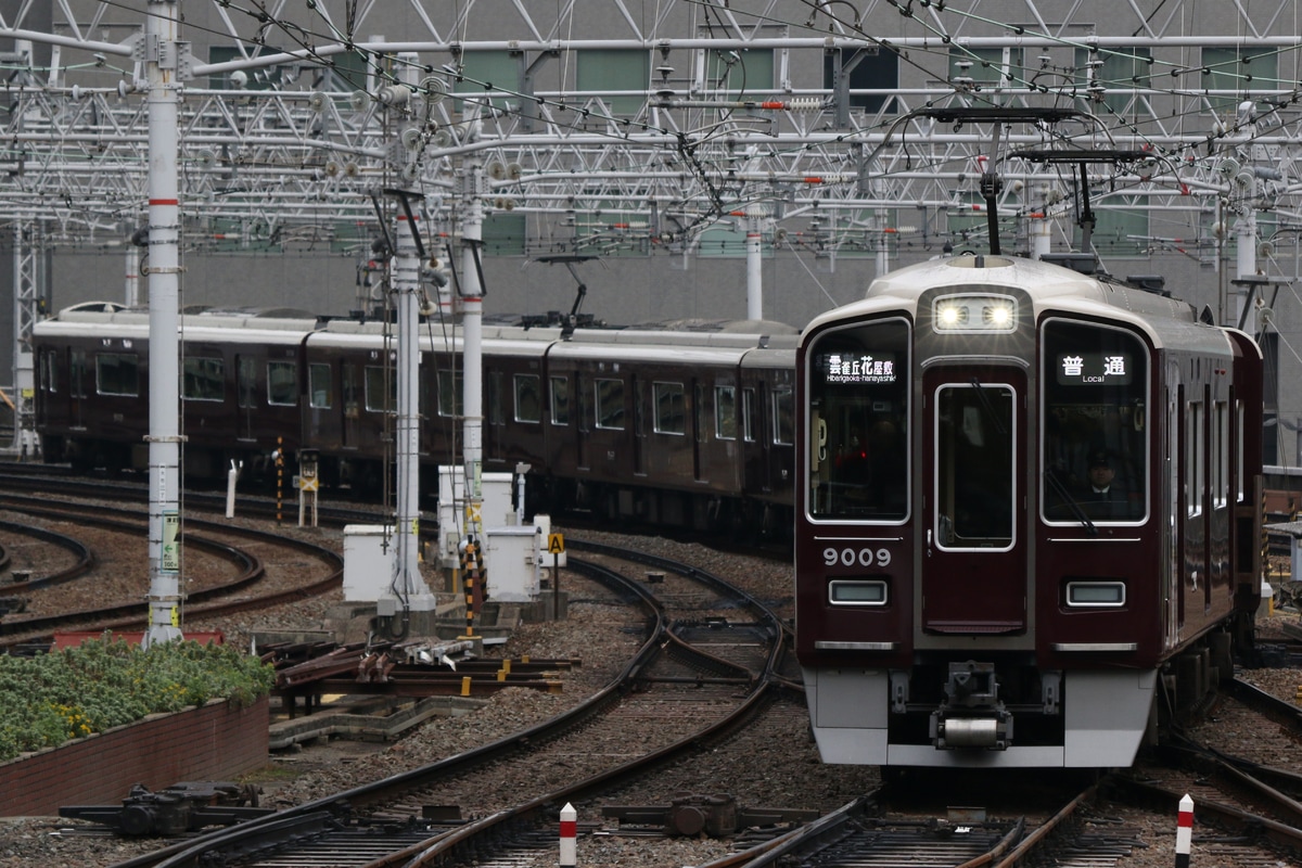 阪急電鉄 平井車庫 9000系 9009F