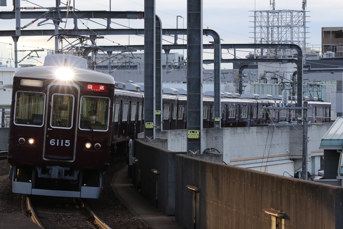 阪急電鉄 平井車庫 6000系 6015F
