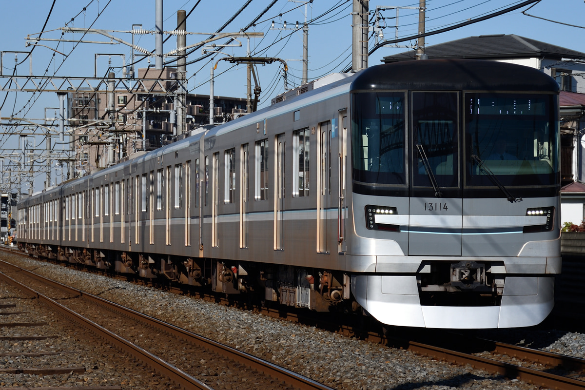 東京メトロ 千住検車区 13000系 13114F
