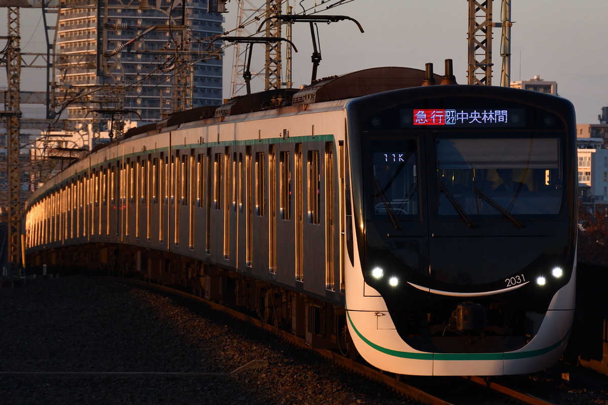 東急電鉄 長津田検車区 2020系 2131F