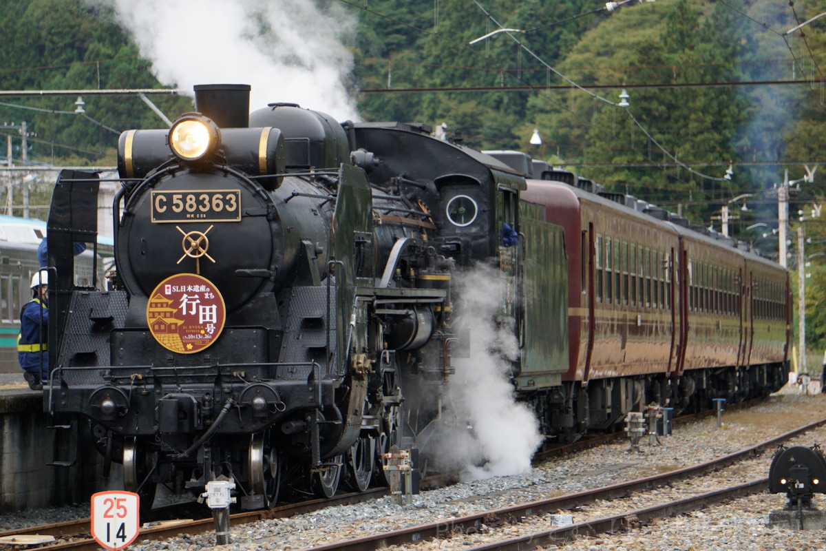 秩父鉄道 広瀬川原車両基地 C58 363