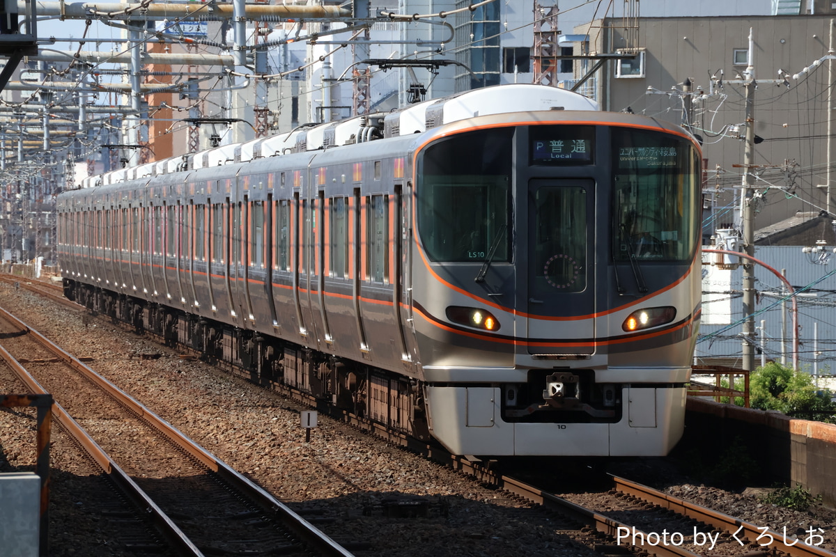 JR西日本 吹田総合車両所森ノ宮支所 323系 LS10編成